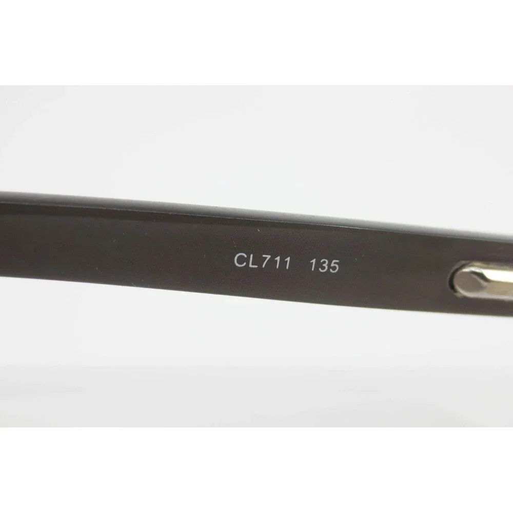 Copper Semi Rimless Eyeglasses Frames CL711 52-16-135 Brown Oval Rectangle